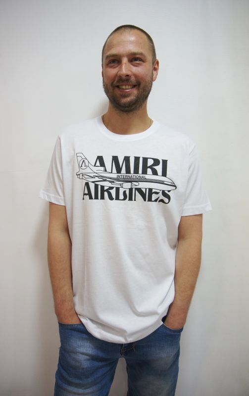 Футболка AMIRI S78G71332120210110  M белый 220658 
