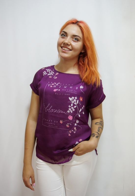 Блуза She PLUM 36 темно-сливовый 1904/809 