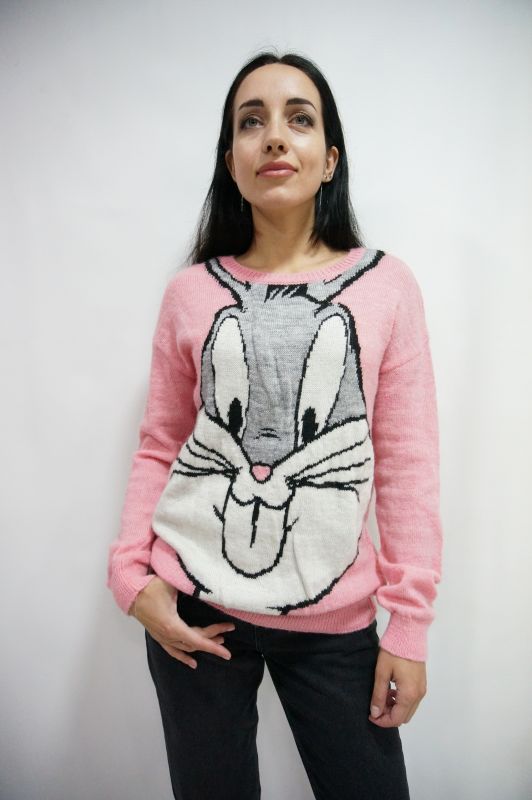 Свитер BERSHKA RN140405 M розовый 151004