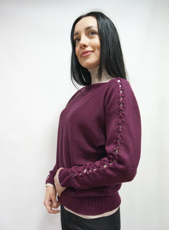 Свитер  LILI-YA  CANATA   S бордовый  201200 
