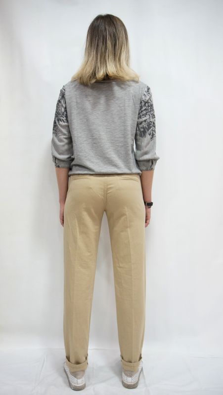 Брюки SALVARI  LINEN KH7215 38 бежевый 200559   