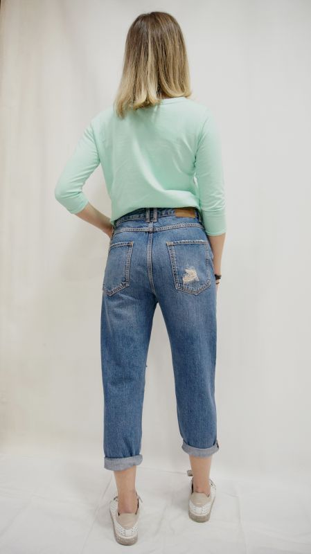Джинси PULL&BEAR  GIRLENJOY 38 синій 2002/2 