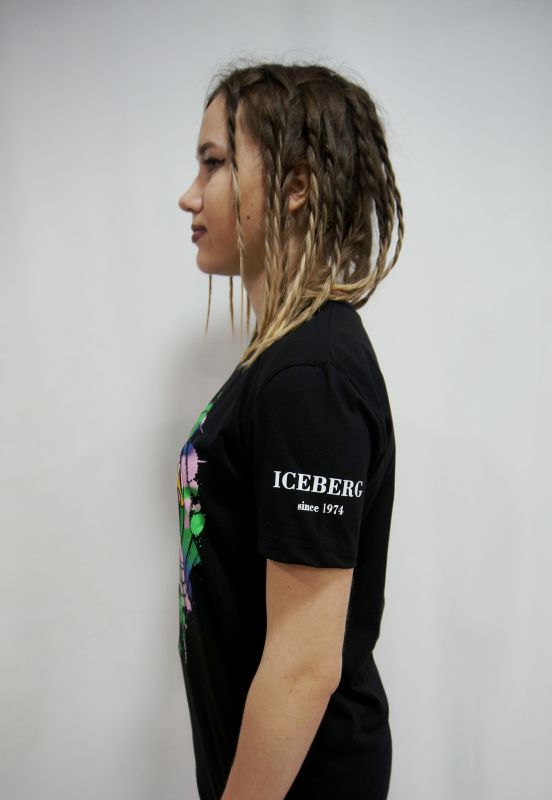 Женская футболка  ICEBERG  C160I15OF7186307 XL черный 2106/26