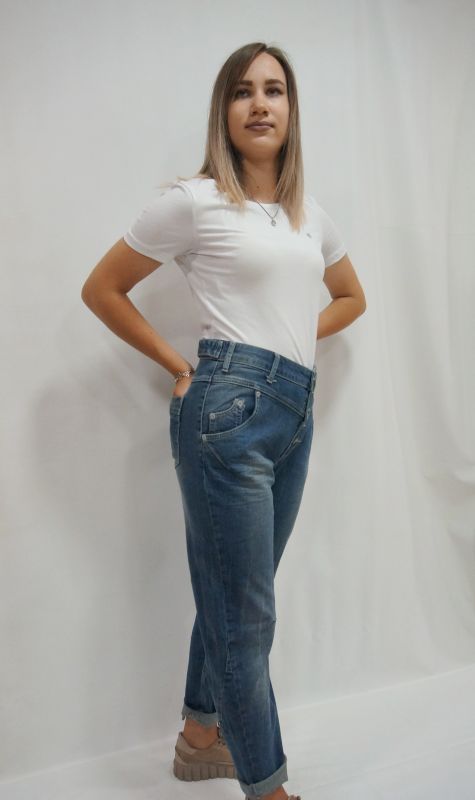 Джинси  PLUS COLLECTION RN 88842  42  сіро-синій 888 