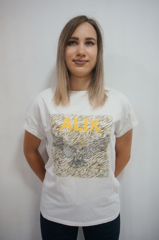 Футболка ALIX THE LABEL  2038.92.593 XS молочный 2106/28 