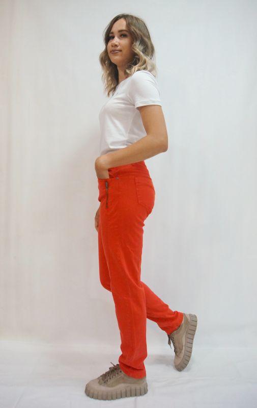 Джинсы KENNY S 027054-8116 Prisley 34/30 красный 210802