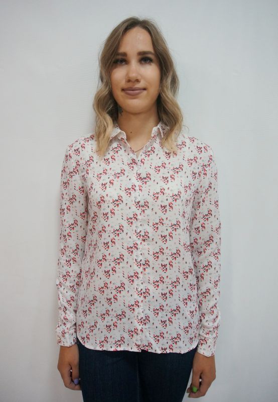 Рубашка  SAINT JAMES  RN130787 VISSA  36 белый+разноцветный 201212