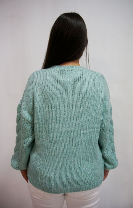 Женский свитер KNITWEAR 654-3092 16 ментол 201201 