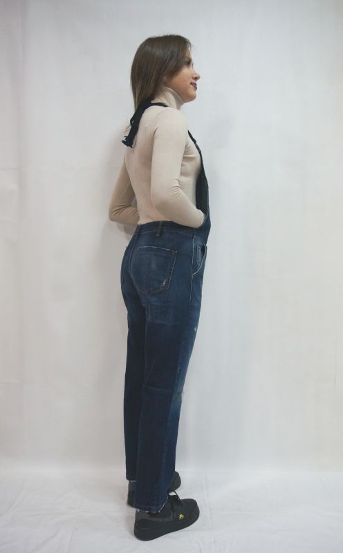Полукомбинезон UTICA denim wear jeans  UT561922147R  L  темно-синий  854