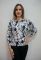 Блуза LAURA ASHLEY  TS-51/S02MA05  34 белый + темно-синий 200629   