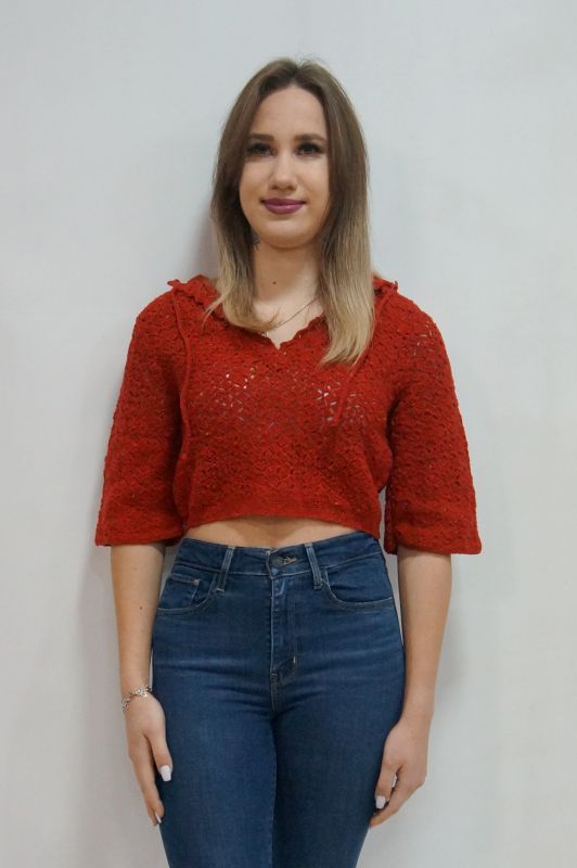 Болеро SEZINCE LILI  S темно-красный 0880