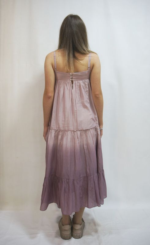 Сарафан  LTB JEANS  PALE PINK  S сиреневый с фиолетовым 120432