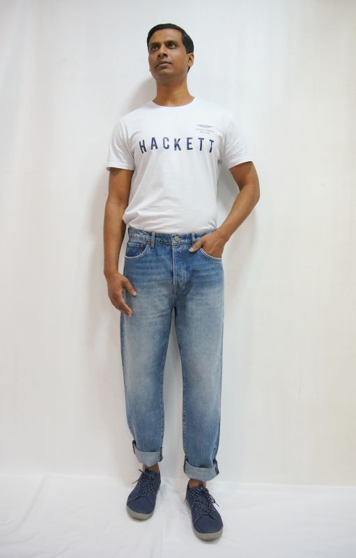 Джинсы TED BAKER  257884 MMP GARAGE  34/32 синий 210906  